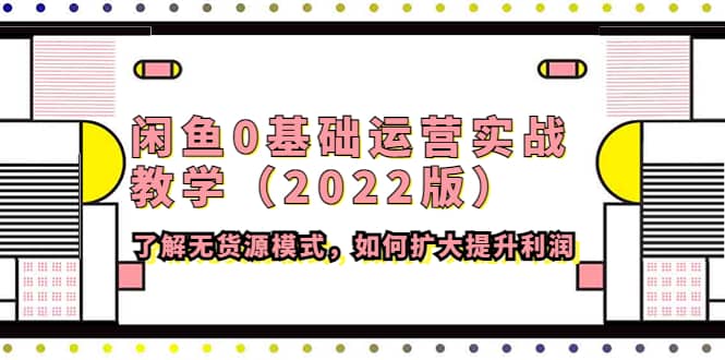 闲鱼0基础运营实战教学（2022版）了解无货源模式，如何扩大提升利润-思维屋-分享无限项目创意