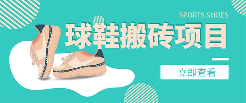 外面收费998的球鞋搬砖项目【详细教程+资源渠道】-思维屋-分享无限项目创意