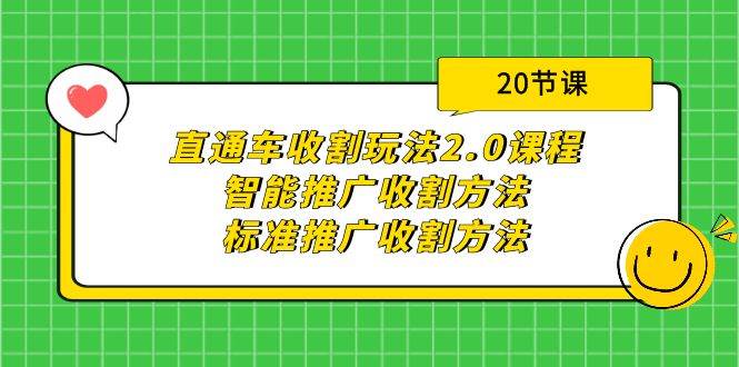 直通车收割玩法2.0课程：智能推广收割方法+标准推广收割方法（20节课）-思维屋-分享无限项目创意