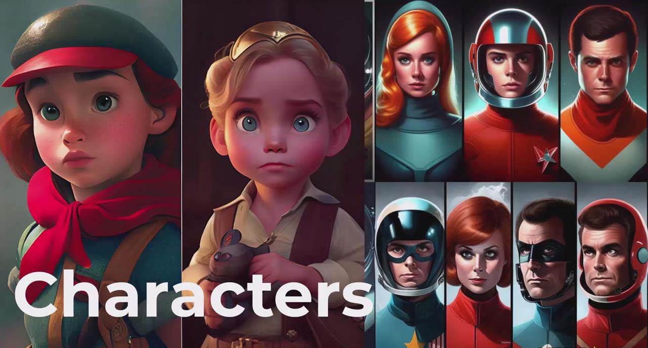 掌握 MidJourney V5 AI + ChatGPT创建一致的角色设计图像-22节课-中英字幕-思维屋-分享无限项目创意