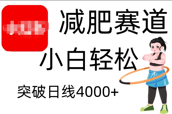 小红书减肥赛道,小白轻松日利润4000+-思维屋-分享无限项目创意