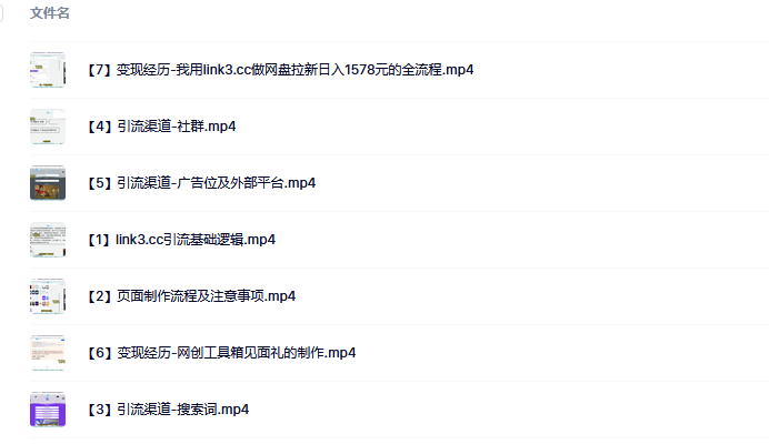 link3.cc聚合链接引流，日引流50＋精准粉-思维屋-分享无限项目创意